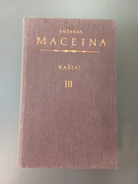 Antanas maceina. raštai III knygos viršelis