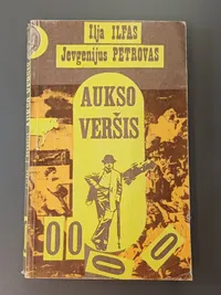 Aukso veršis knygos viršelis