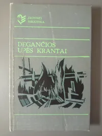 Degančios upės krantai knygos viršelis