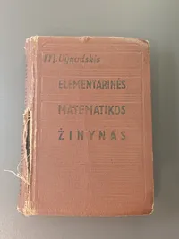 Elementarinės matematikos žinynas knygos viršelis