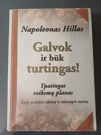 Galvok ir būk turtingas! knygos viršelis