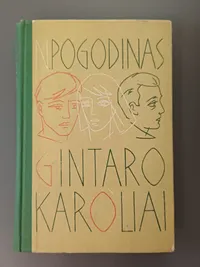 Gintaro karoliai knygos viršelis