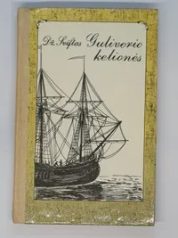 Guliverio kelionės knygos viršelis