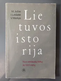 Lietuvos istorija nuo seniausiu laiku iki 1917 m knygos viršelis