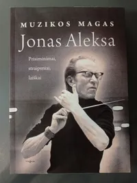 Muzikos magas Jonas Aleksa knygos viršelis