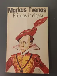 Princas ir elgeta knygos viršelis