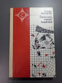 Šachmatų miesto kvadratai knygos viršelis