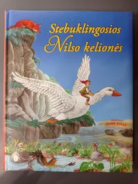 Stebuklingosios Nilso kelionės knygos viršelis