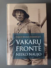 Vakarų fronte nieko naujo knygos viršelis