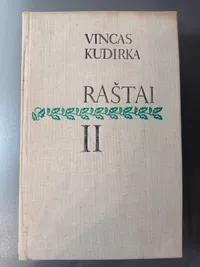 Vincas Kudirka. Raštai II knygos viršelis