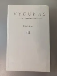 Vydūnas raštai (iii tomas) knygos viršelis